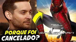 HOMEM ARANHA 4 PORQUE foi CANCELADO ENTENDA Shorts TobeyMaguire HomemAranha [upl. by Essirehs]