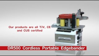 CoMatic DR500 PORTABLE EDGEBANDER  Cordless Series [upl. by Rfinnej]