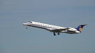 Embraer ERJ 145 BAF Departure Belgian Airforce Days 2018 Sunday 992018 [upl. by Sterling]