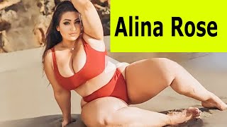 Alina Rose Biography Curvy Model Height Wiki Career amp More [upl. by Erdnoed]