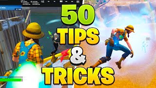 50 Tips amp Tricks For The New Fortnite Season [upl. by Ahsinned819]