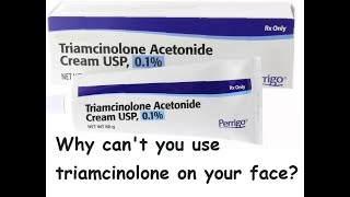 Why cant you use triamcinolone on your face [upl. by Einuj872]