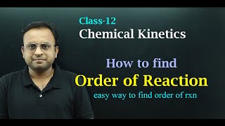 Q How to find order of reaction  Class 12 chemical kinetics [upl. by Grey]