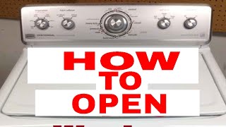 How to Open a Maytag Centennial Washing Machine amp Why a Maytag Washer Bangs Around [upl. by Pontone228]