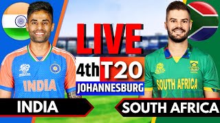 India vs South Africa 4th T20  Live Cricket Match Today  IND vs SA Live Match Today  IND Batting [upl. by Buehler]