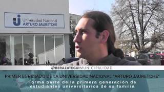 PRIMER EGRESADO DE LA UNIVERSIDAD NACIONAL quotARTURO JAURETCHEquot [upl. by Iand]