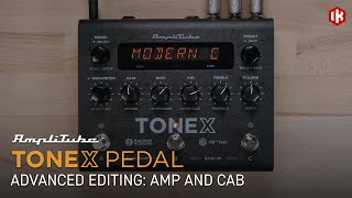 TONEX Pedal  Advanced Editing Amp and Cab [upl. by Nesyrb]