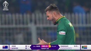 Aiden Markram crying in Semi Final 2 vs South Africa  AUSvSA  WC 2023  Highlights [upl. by Noma]