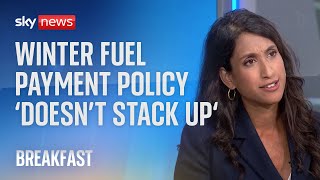 Labour didnt pledge to protect winter fuel allowance in manifesto claims Claire Coutinho [upl. by Ayital]