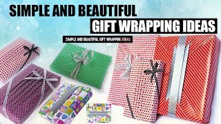 Simple amp Beautiful Gift Wrapping Ideas [upl. by Nylevol]