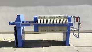 JWI 7 CU AIRHYDRAULIC FILTER PRESS FP2585 [upl. by Einoj]