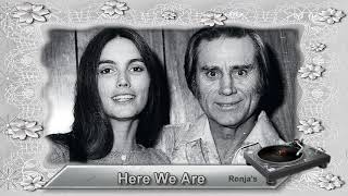 George Jones amp Emmylou Harris  quotHere We Arequot [upl. by Irim458]