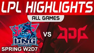 LNG vs JDG Highlights ALL GAMES LPL Spring Split 2024 LNG Esports vs JD Gaming by Onivia [upl. by Bois]