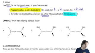 Determining if allenes are chiral or not [upl. by Adel]