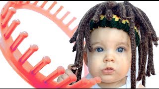 How to make a beanie hat Bob Marley Dreadlock Style [upl. by Teddie]