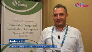 Andac Kilic ADM Electricity Distribution Inc Turkey [upl. by Sale18]