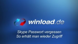 Skype Passwort vergessen  Zugriff auf das eigene Konto  Winloadde [upl. by Viviene13]