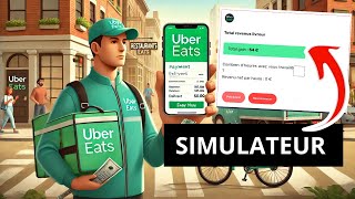 Voici le VRAI salaire LIVREUR UBER EAT  avec simulateur [upl. by Ryan692]