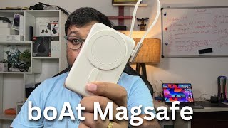 boAt magsafe power bank with 15 Watt  Cheapest magsafe charger for iphones [upl. by Oconnor]