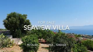 Sea view Villa  Petalidi  Messinia  Greece  Skourasrealestate [upl. by Belac]