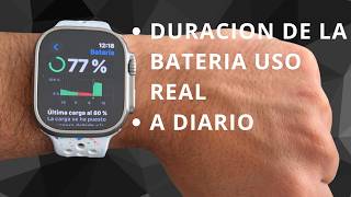 ¿ Cuanto dura la batería del Apple watch ultra 2 Uso real [upl. by Shifrah]