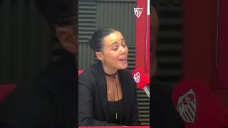 ¡Preciosa está versión del himno del centenario del SevillaFC 🤍❤️ Gracias Pilar Bogado 😍 [upl. by Corabella]