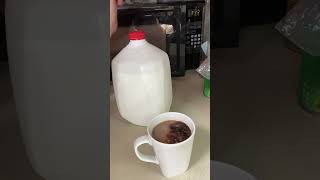 Easy Microwave Hot Chocolate with Cocoa Powder Sugar and Milk Shorts [upl. by Hans]