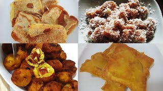 4 DELICIOUS WAYS TO EAT NIAN GAO CHINESE NEW YEAR GLUTINOUS RICE 年糕四种美味吃法 [upl. by Netti829]