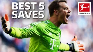 Manuel Neuer  Top 5 Saves [upl. by Lozar898]