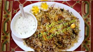 Zafrani Chicken Biryani [upl. by Enneirda]