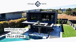 Çeşmede Anahtar Teslim Projemiz Modern ve Şık Villa Tasarımı [upl. by Einaffets]