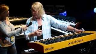 Studiologic Sledge on tour with keyboardist Geoff Downes from the band Yes [upl. by Manvel]