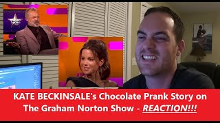 Americans React  THE GRAHAM NORTON SHOW  Kate Beckinsales Chocolate Buttocks Prank  REACTION [upl. by Upton]