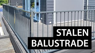 Stalen balustrade voor dakterras [upl. by Ettevey11]