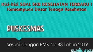 PUSKESMAS PMK No43 Tahun 2019 [upl. by Vinna]