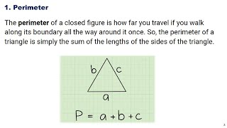 Topic 4 Perimeter and Area [upl. by Kaiulani]