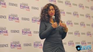 ESSENCE FEST Ms Tina Knowles speaks about her Essence Award and the importance of branding [upl. by Nnairak]