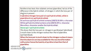 Basicity of Pyridine Pyrrole and Pyrrolidine 3 [upl. by Groos674]