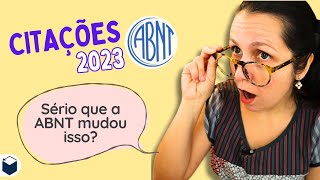 O que Mudou na Nova Norma de Citação ABNT 2023 [upl. by Auqinahc]