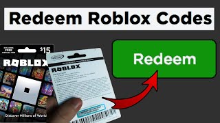 How To Redeem Roblox Gift Card Codes [upl. by Yralih989]