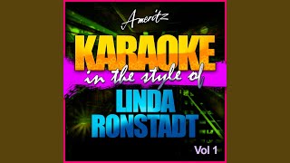 Hurt So Bad In the Style of Linda Ronstadt Karaoke Version [upl. by Nylg197]