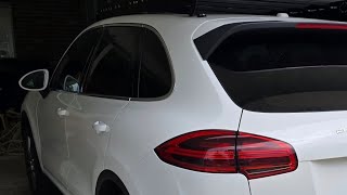 Headliner Removal on 958 Porsche Cayenne [upl. by Eetsirk748]