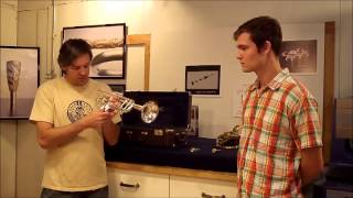 Bach Artisan Demo Video Harrelson Trumpets Shop [upl. by Suter]