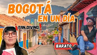 Descubre BOGOTA en un DIA  Una aventura en la capital COLOMBIANA con POCO PRESUPUESTO COSTOS [upl. by Woodsum]