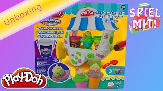 Play Doh Sweet Shoppe deutsch ice cream  Eiswagen  play doh Eis mit Knete machen  unboxing [upl. by Bourne]