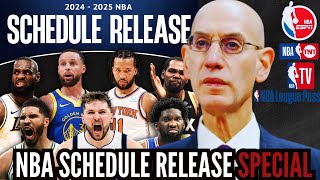 🚨NBA Schedule Release 202425 Season Special Show [upl. by Dorree]