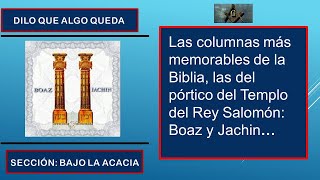 Las columnas más memorables de la Biblia los del pórtico del Templo del Rey Salomón Boaz y Jachin [upl. by Basset]