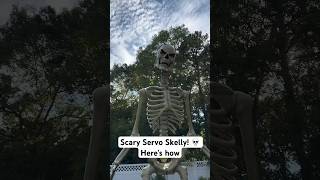 Scary servo Skelly 💀 Here’s how to make the scary head work on the servo model shorts [upl. by Nwhas]