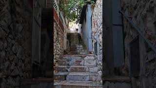 A street in Jelsa on the Hvar island A lot of stairs to do means that you will probably live more [upl. by Lusty248]