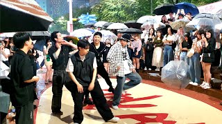 STREET ARTIST ONE OF RAINY NIGHT PASSION HONGDAE BUSKING 240707 [upl. by Zelde836]